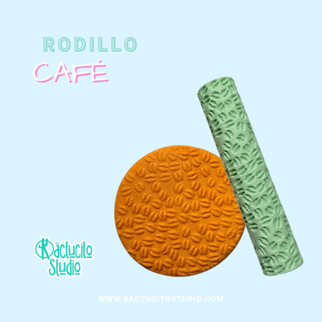 Rodillo Café Textura natural y elegante | Kactucito Studio