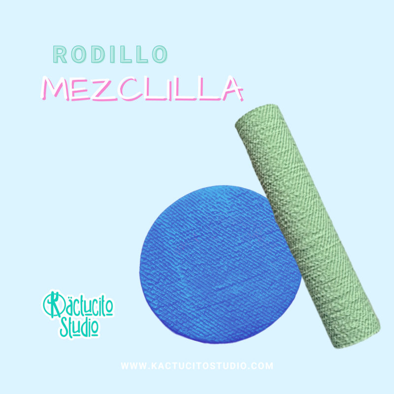 Rodillo Mezclilla Textura denim realista | Kactucito Studio