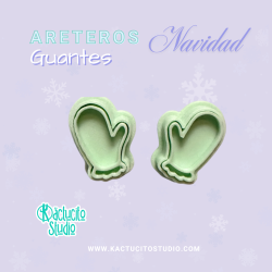 Cortadores para aretes de guantes | Kactucito Studio
