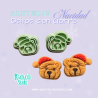 Cortadores para aretes de Ositos con Gorro | Kactucito Studio